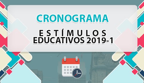 Cronograma Estímulos Educativos 2019-1